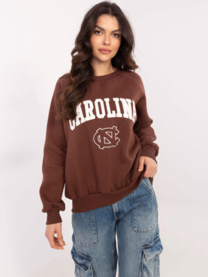 Ocieplana Bluza CAROLINA brązowa